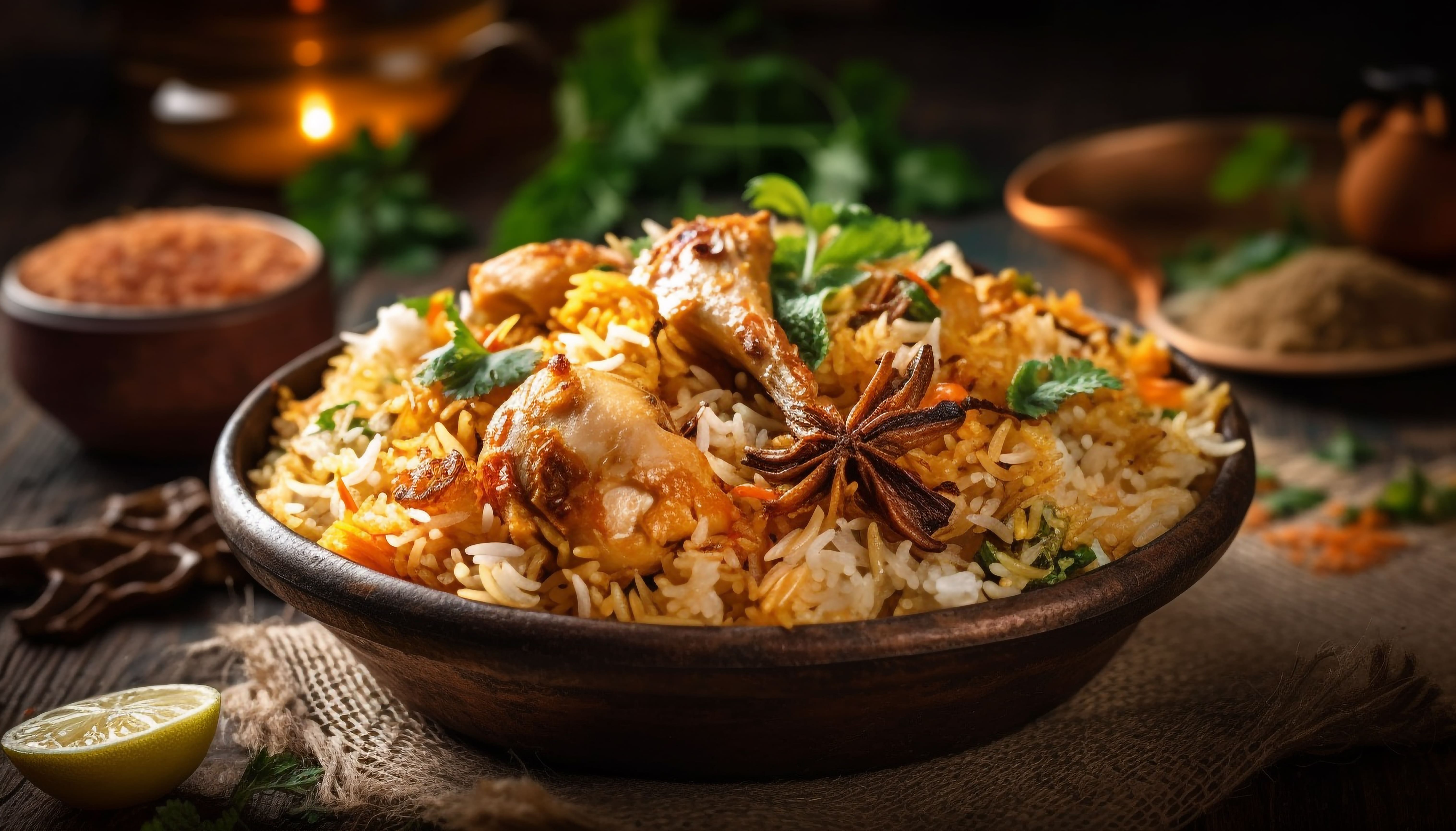 Mutton Dum Biriyani (Hydarabadi)